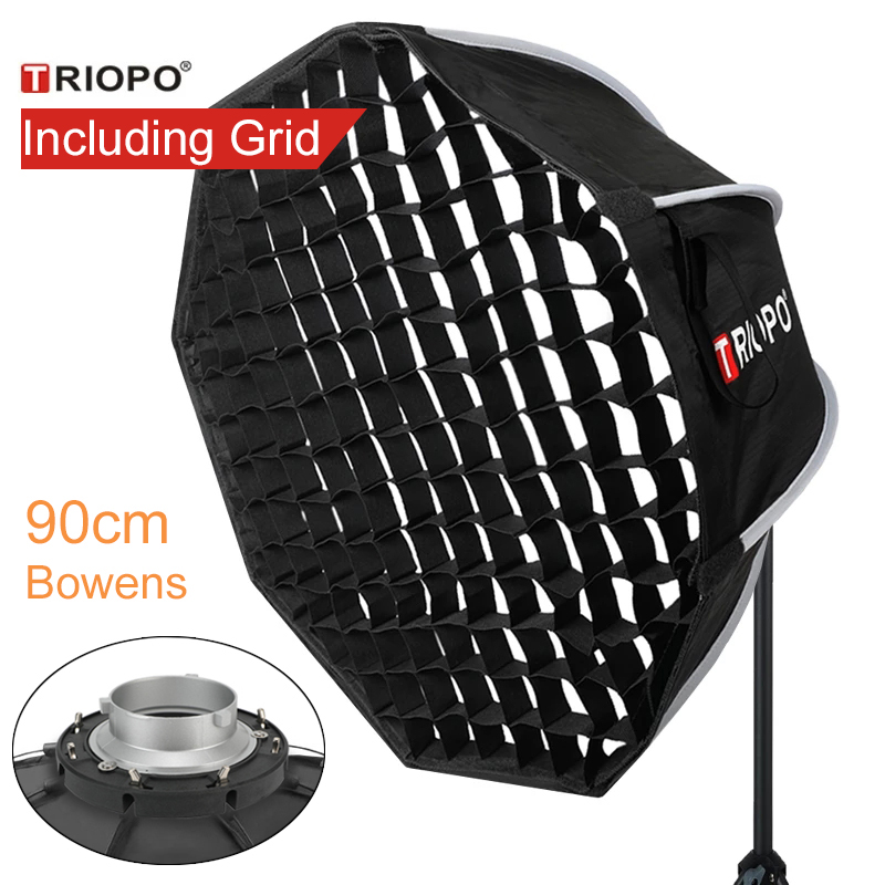 Photography Lighting Background - Triopo 90cm Photo Portable Bowens Mount