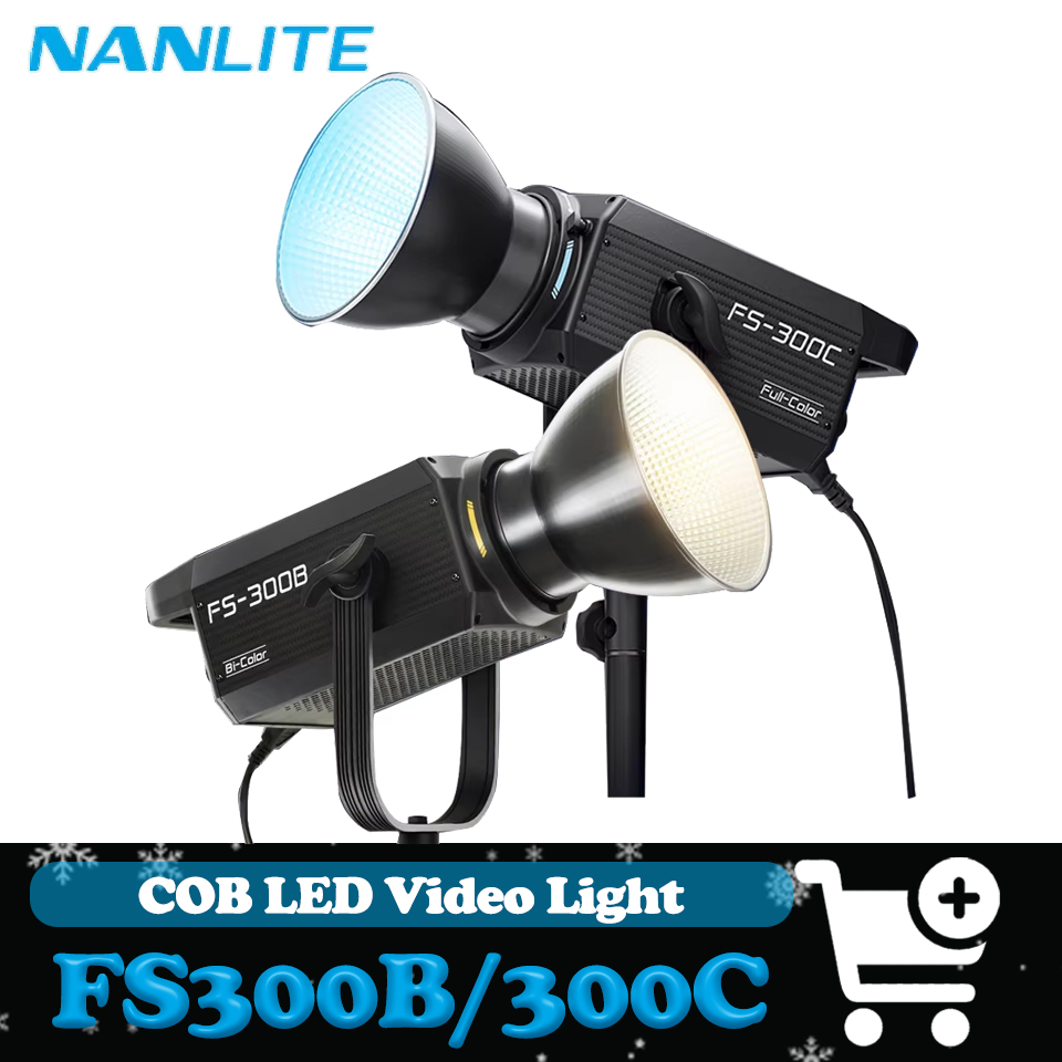Photography Lighting App - Nanlite FS-300C FS-300B Video Light 2700K
