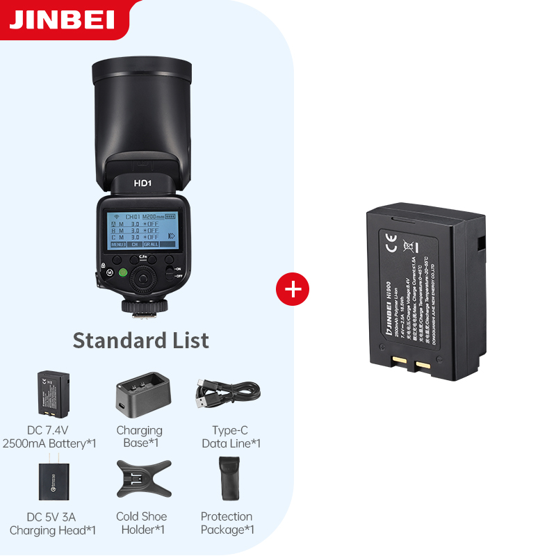 JINBEI HD-1Round-head HSS Spee - Photography Lighting 评论和价格