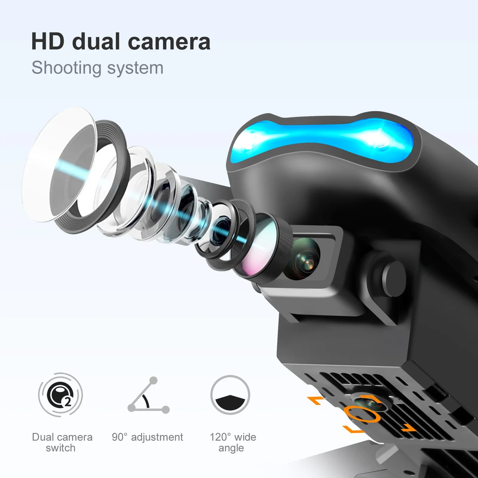 K3 E99PRO Drone with Dual HD C - Photography Lighting App 评论和价格