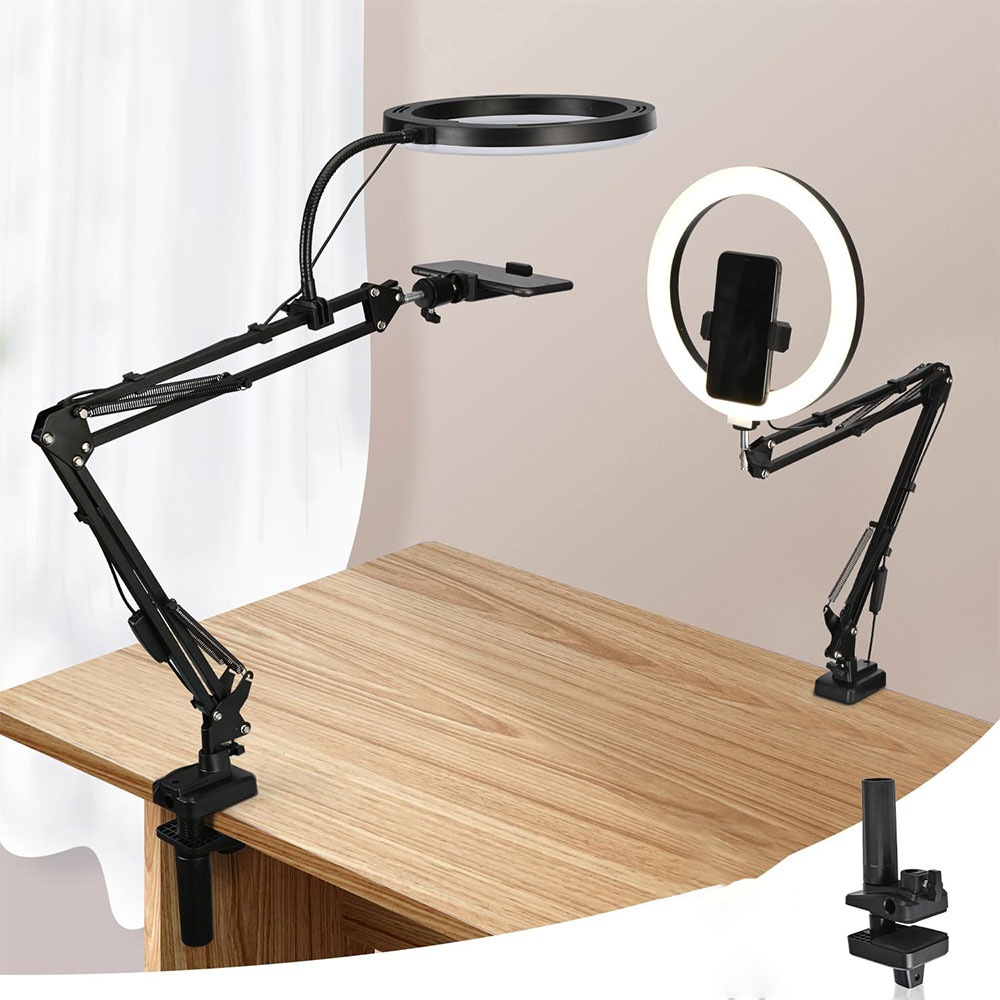 Ring Light with Stand and Phon - Photography Video Lighting Kit With Adjustable Tripod Stand 评论和价格