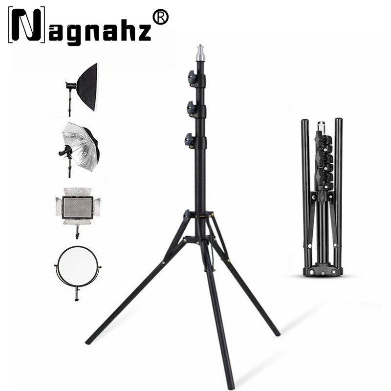 NAGNAHZ 78'' Photographic Ligh - Photography Video Lighting Kit With Adjustable Tripod Stand 评论和价格