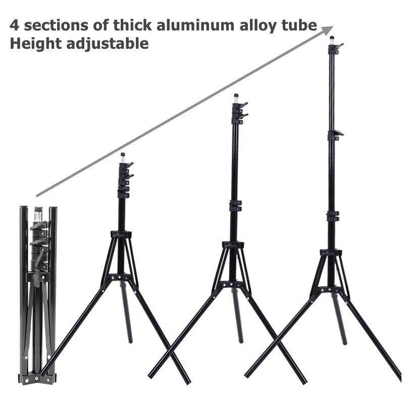 NAGNAHZ 78'' Photographic Ligh - Photography Video Lighting Kit With Adjustable Tripod Stand 评论和价格