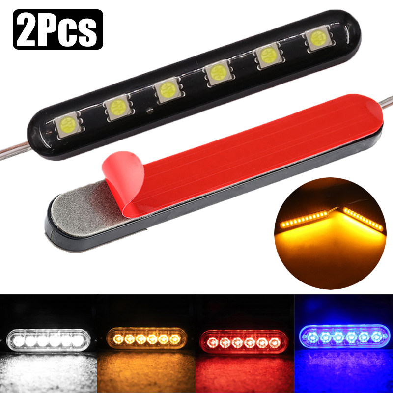 1/2Pcs 6 LED 12V Strobe Light  - Photography Lighting Grid 评论和价格