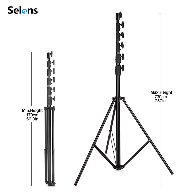 Selens 7.3m Air Cushion Light  - Photography Video Lighting Kit With Adjustable Tripod Stand 评论和价格