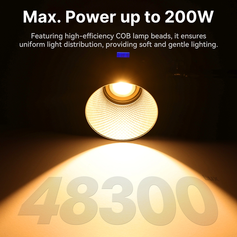 Ulanzi VL-200Bi 200W Bi-Color  - Photography Lighting App 评论和价格