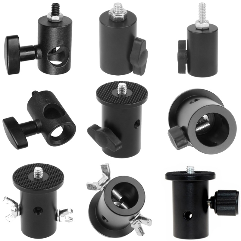 Tripod Light Stand Adapter 1/4 - Photography Video Lighting Kit With Adjustable Tripod Stand 评论和价格