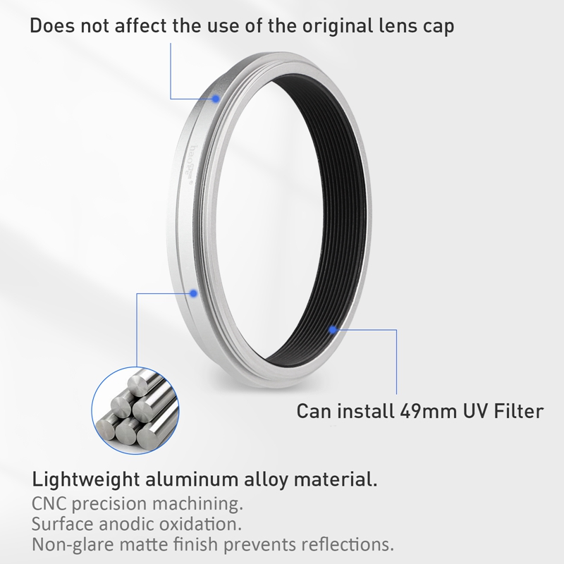Haoge Lens Filter Adapter Ring - Fujifilm Camera X100Vi 评论和价格