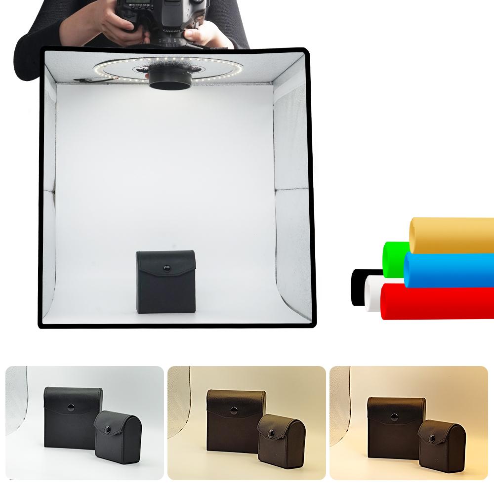 Lightdow Dimmable Photo Box LE - Photography Lighting Background 评论和价格