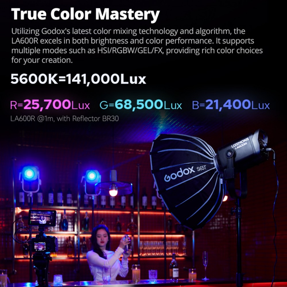 Godox LITEMONS LA600Bi LA600R  - Photography Lighting For Portraits 评论和价格