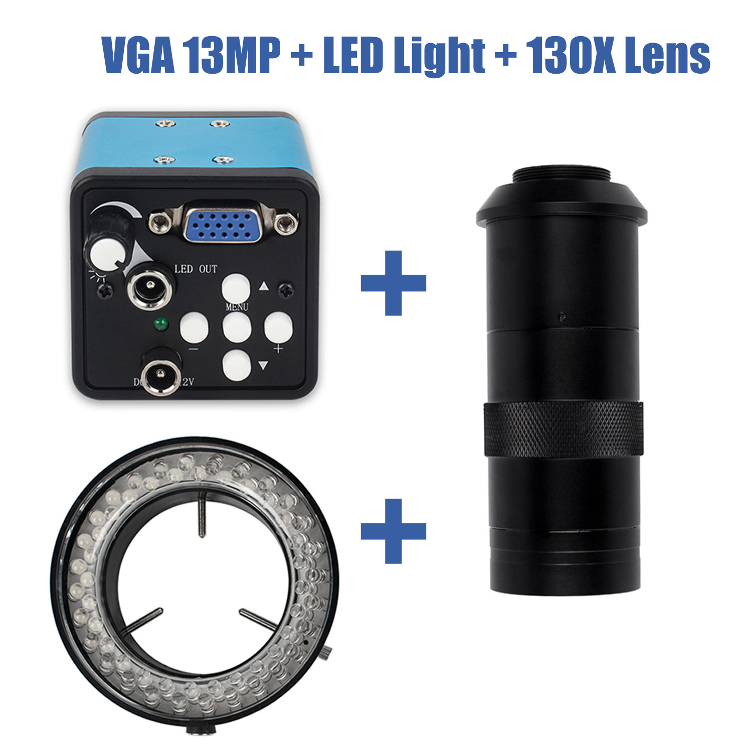 13MP VGA Video Microscope Came - Photography Lighting 评论和价格